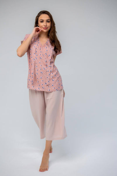 Блуза з коротким рукавом рожева SokoLingerie фото 1 
